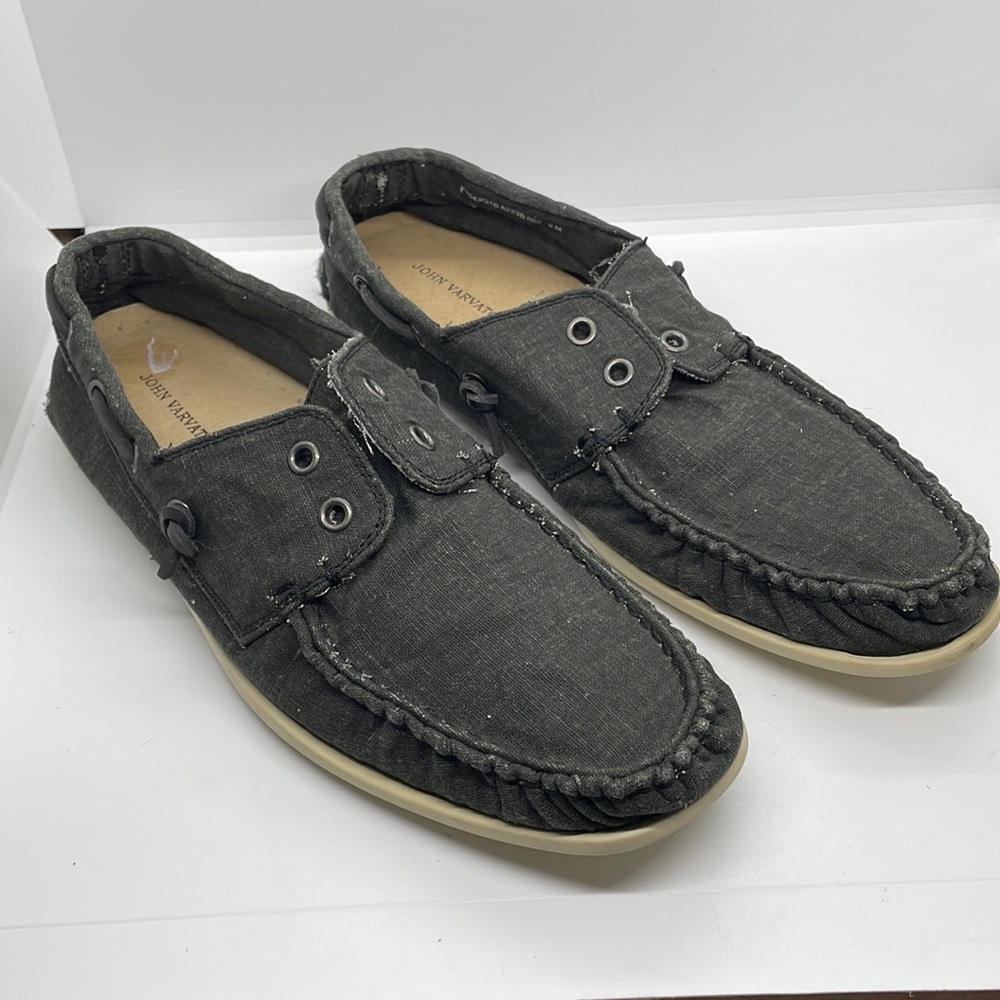 John Varvatos USA Slip On Canvas Shoes 9 Beach Vacation